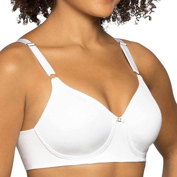 Vanity Fair Full Coverage Back Smoothing Bra - Size 36DD, White - EUC - Picture 5 of 8